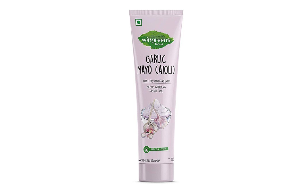 Wingreens Farms Garlic Mayo (Aioli)    Tube  130 grams